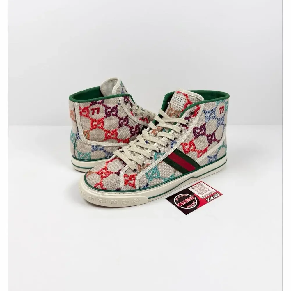 Size 10US - Gucci High Top 1977 Multicolor